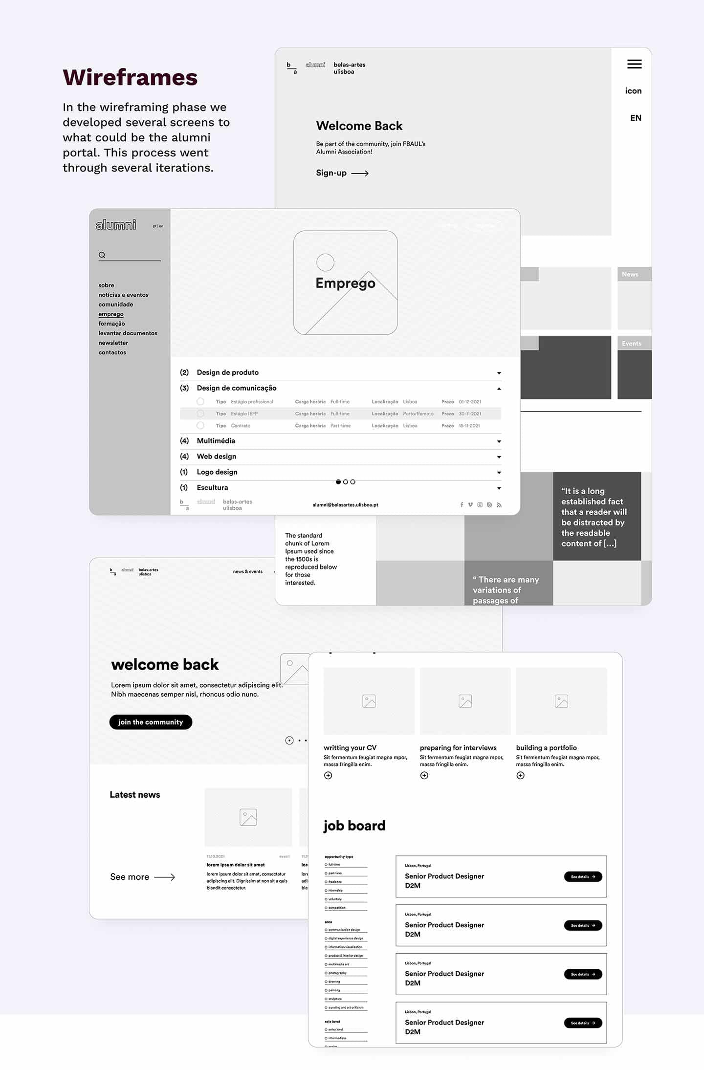 Multiple Wireframes