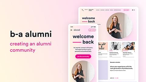 b-a | creating an alumni community